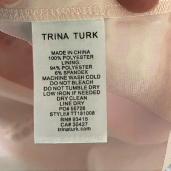 Trina Turk Jacqueline Flutter Sleeve Dress Size 4 EUC - Picture 8 of 8